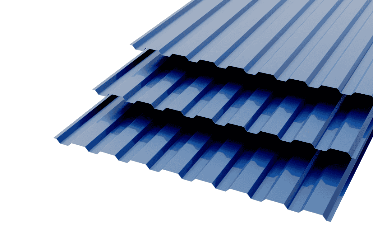 Профлист МП20 Polyester 0,35 RAL 5002 Ультрамарин