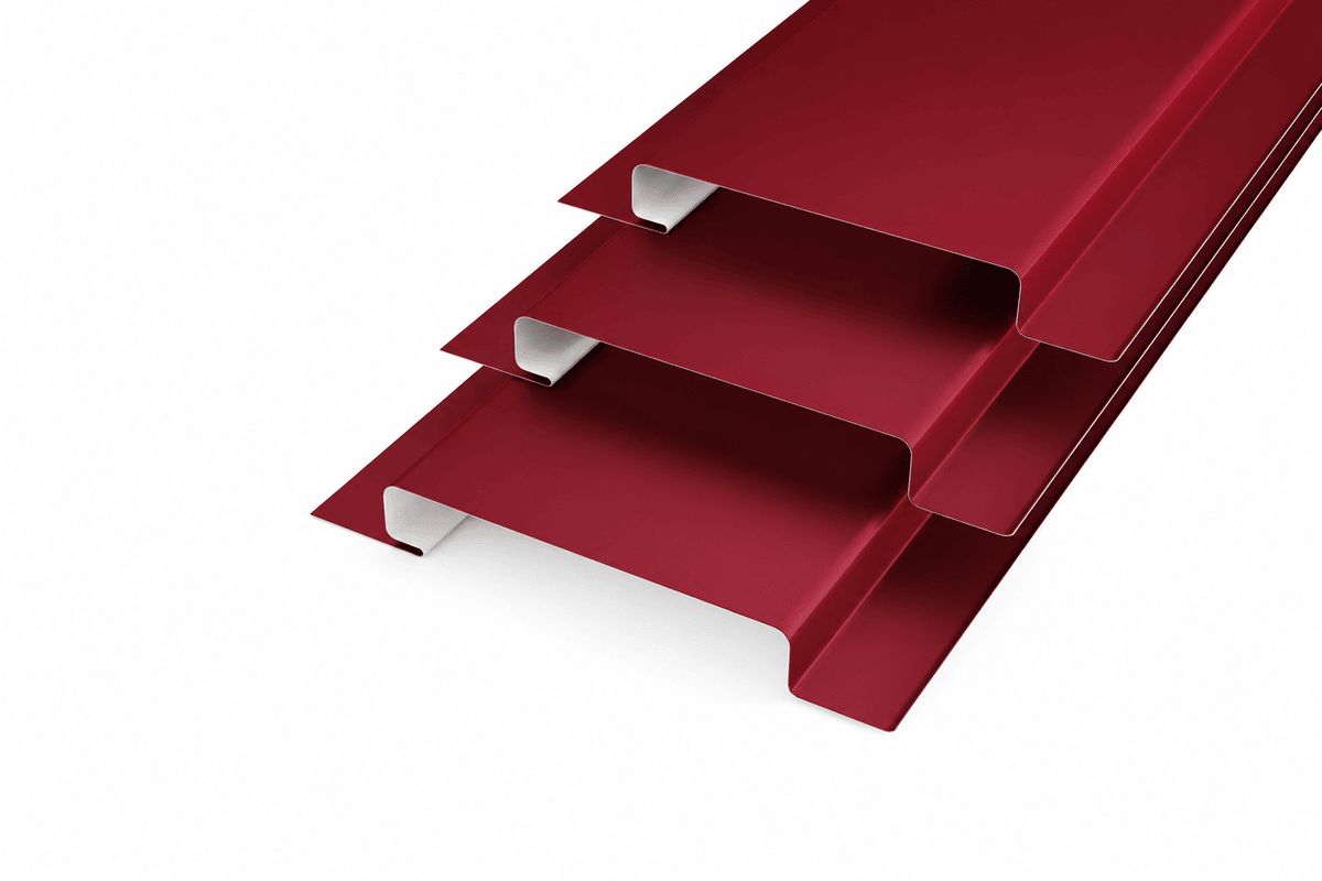 Линеарные панели 0,7 RAL 3005 Красное вино