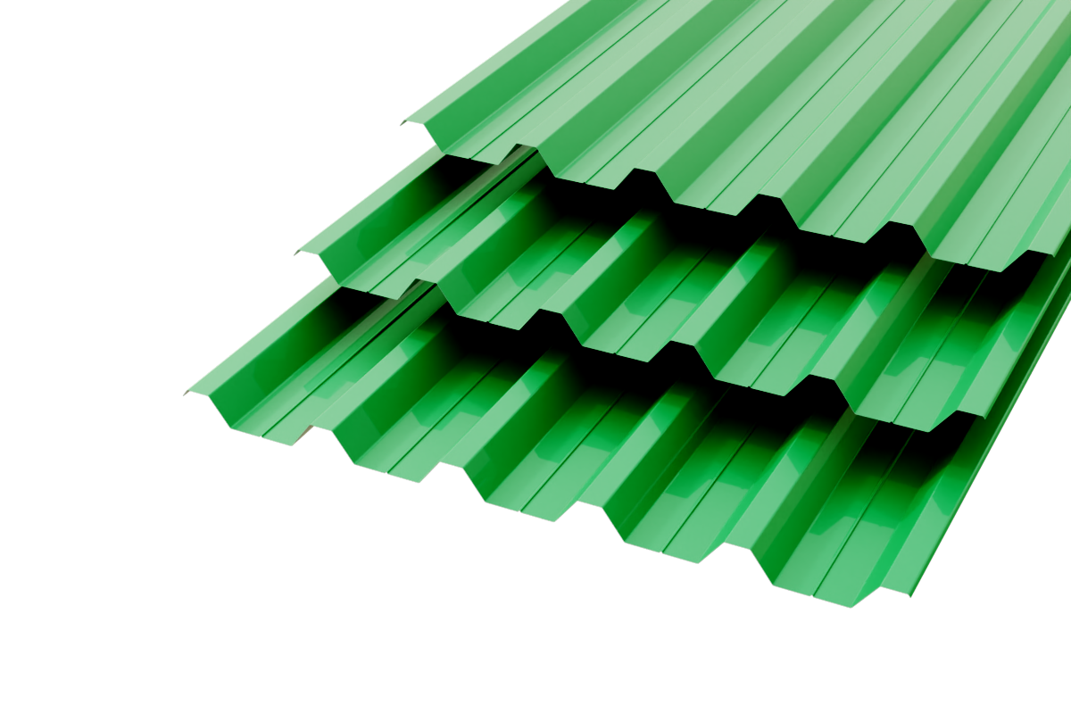 Профлист C-44  Polyester 0,5 RAL 6029 Мята