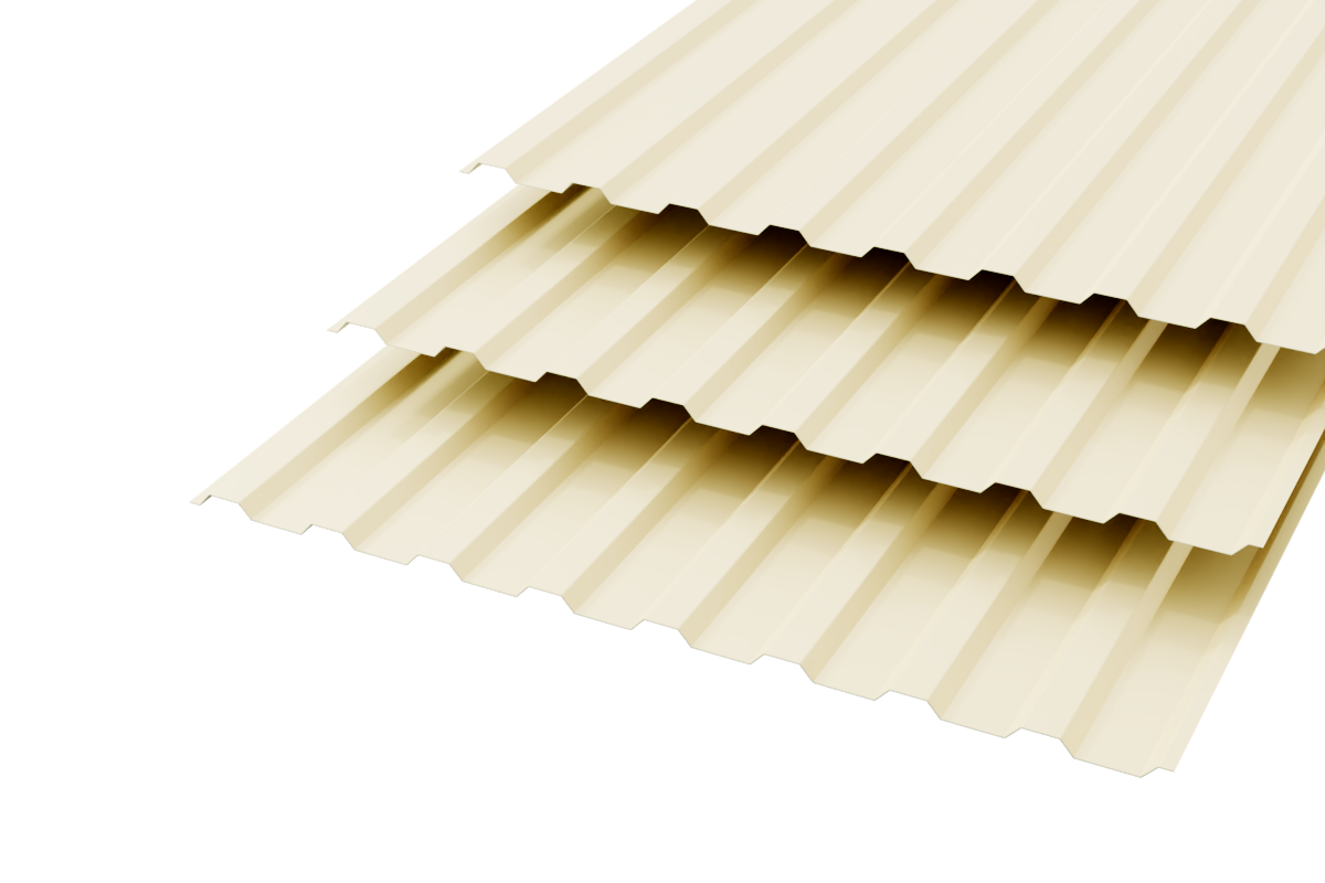 Профлист МП20 Polyester 0,5 RAL 1014 Слоновая кость Сторона В