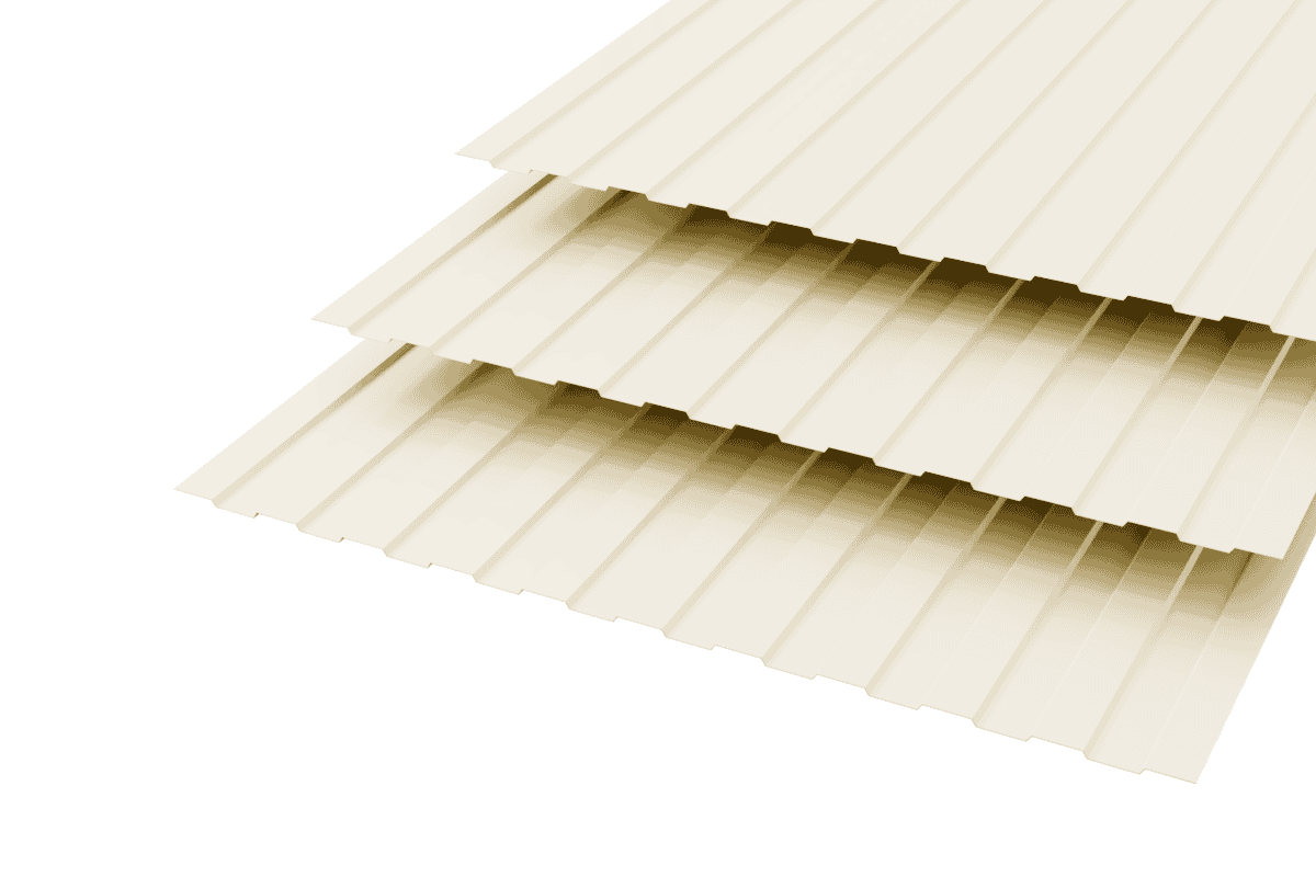 Профлист С-8 Polyester 0.5 RAL 1015 Светлая слоновая кость