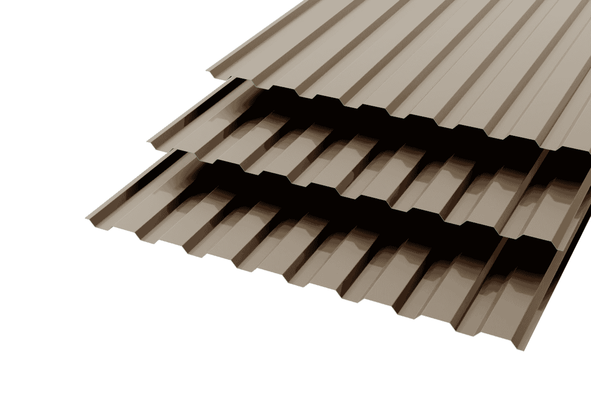 Профлист МП20 Polyester 0,5 RAL 8019 Темный шоколад