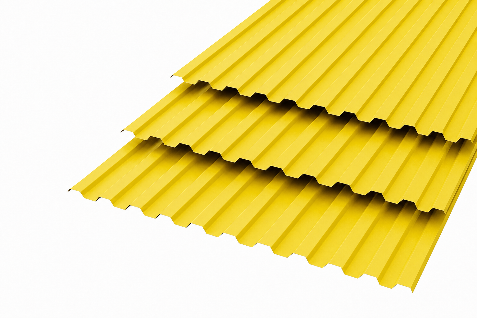 Профлист C-21  Polyester 0,7 RAL 1018 Желтый