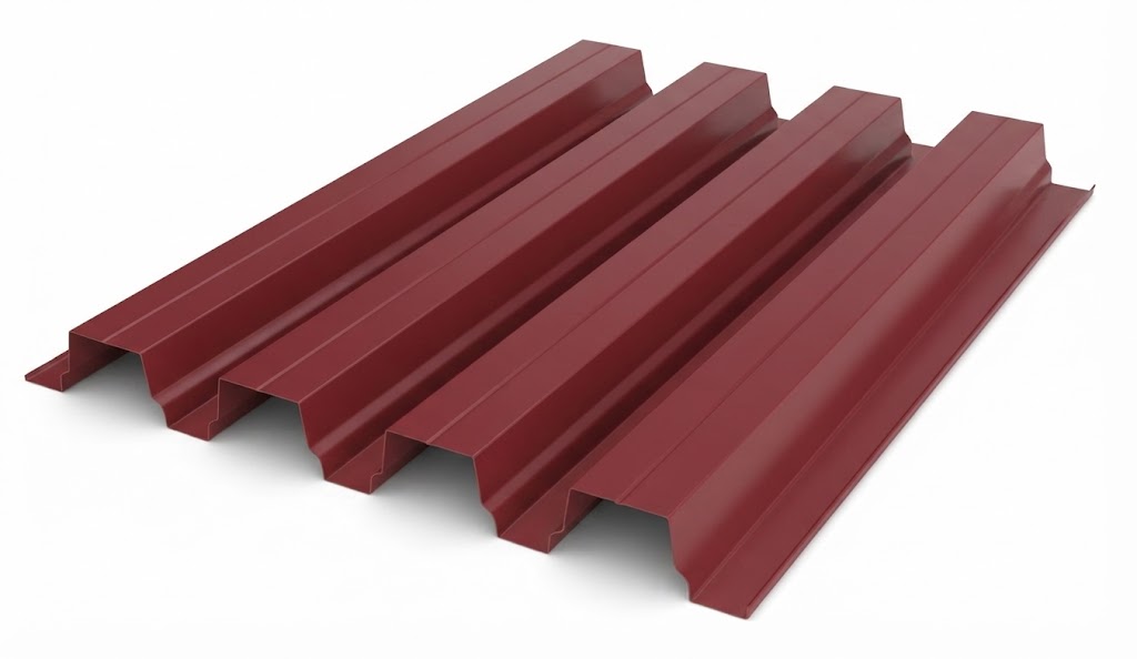 Профлист Н-75 1,0 Ral 3005 Красное вино