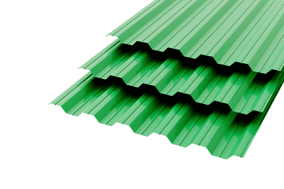 Профлист НС-35  Polyester 0,5 (высокой точности) RAL 6029 Мята