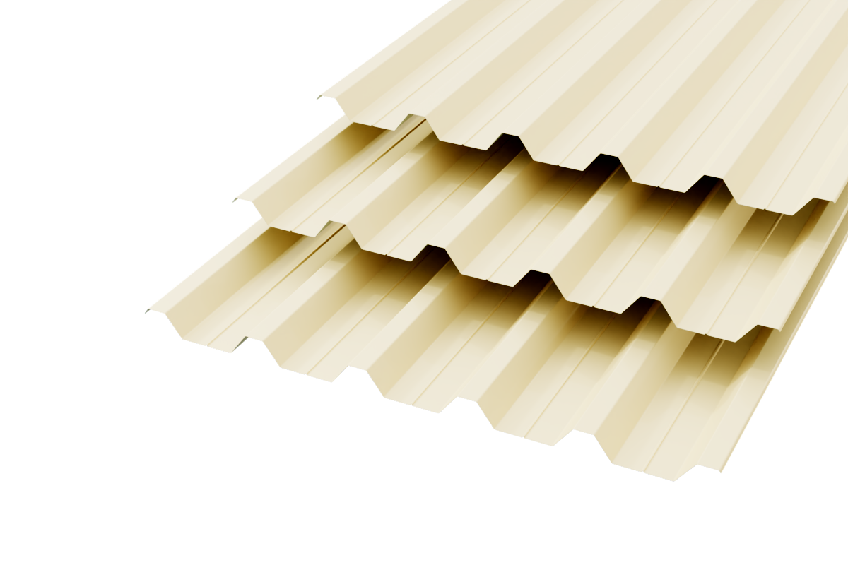 Профлист C-44  Polyester 0,5 RAL 1014 Слоновая кость