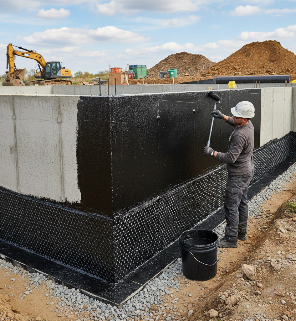 Гидроизоляция фундамента: что такое и виды