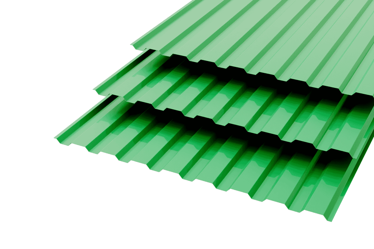 Профлист МП20 Polyester 0,35 RAL 6029 Мята