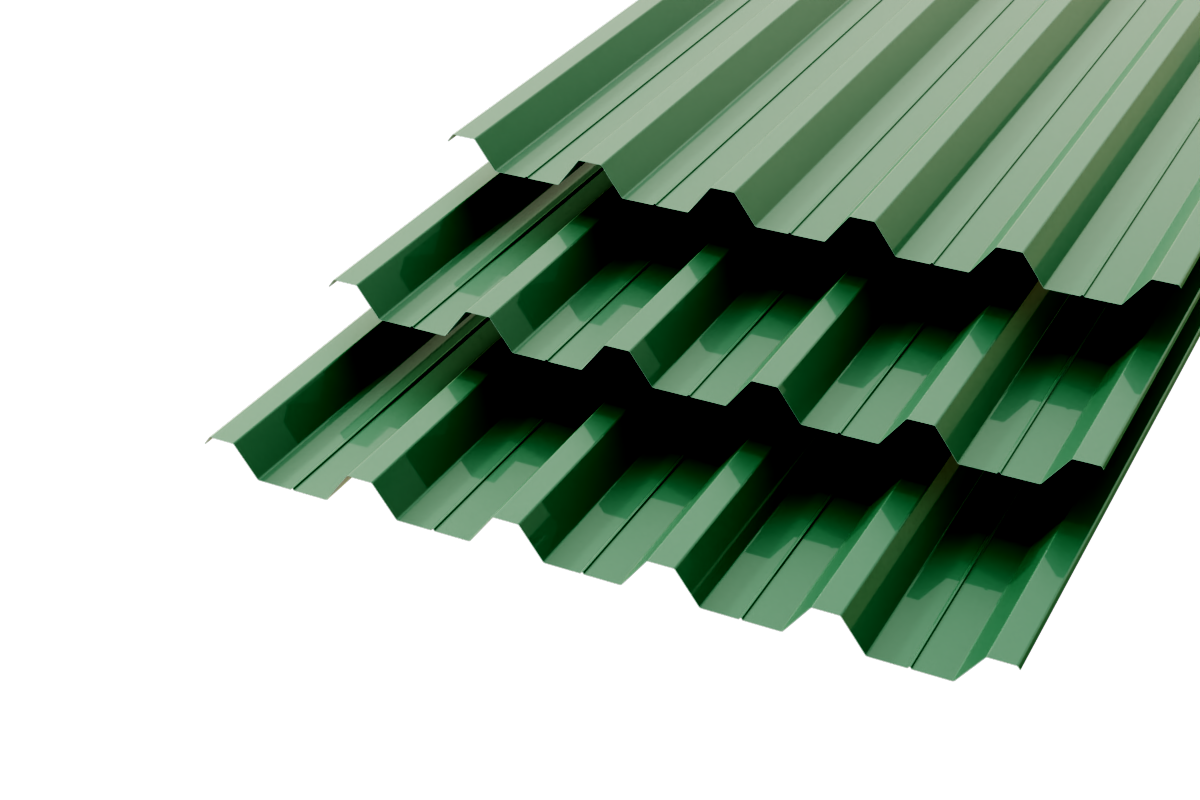 Профлист C-44  Polyester 0,9 RAL 6005 Зеленый мох
