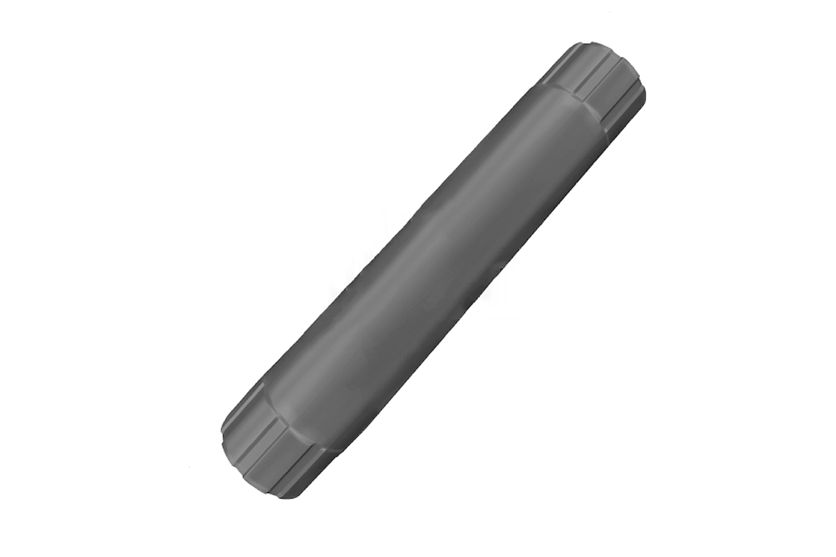Труба соединительная 1м Krovelson RAL 7024 Серый-графит