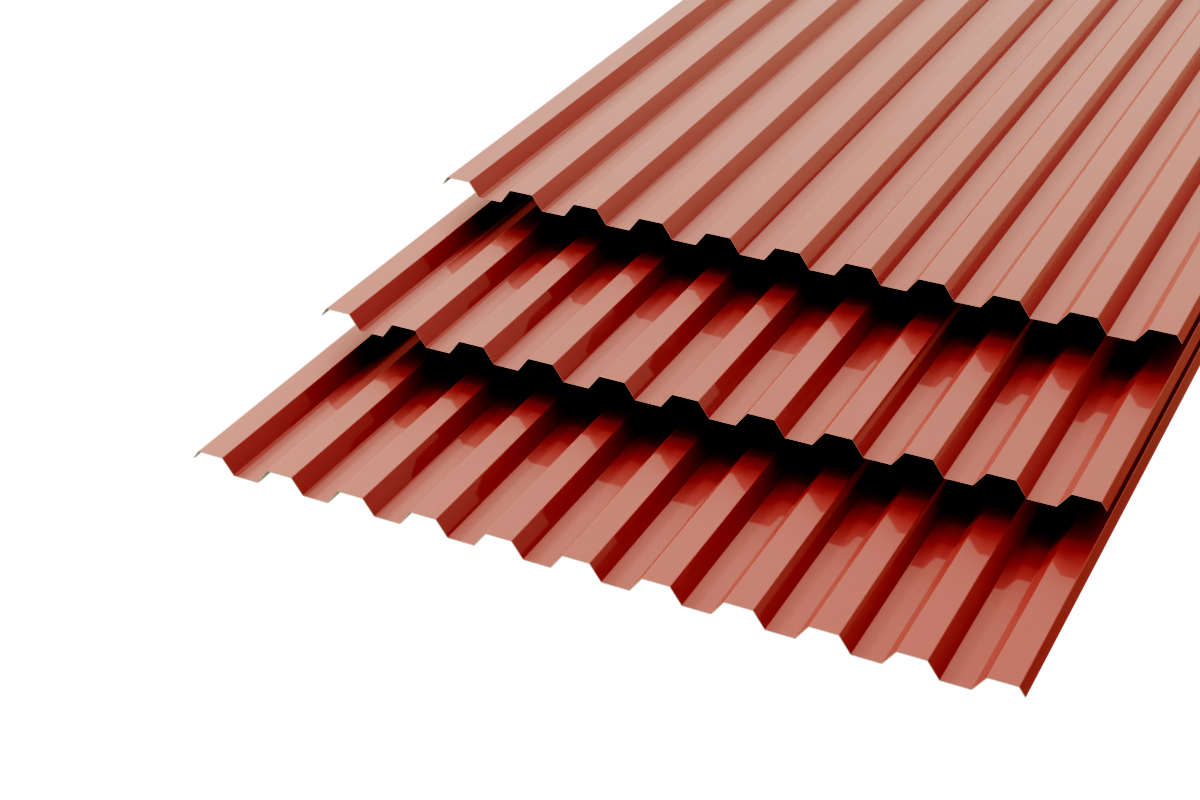 Профлист C-21  Polyester 0,8 RAL 3005 Красное вино