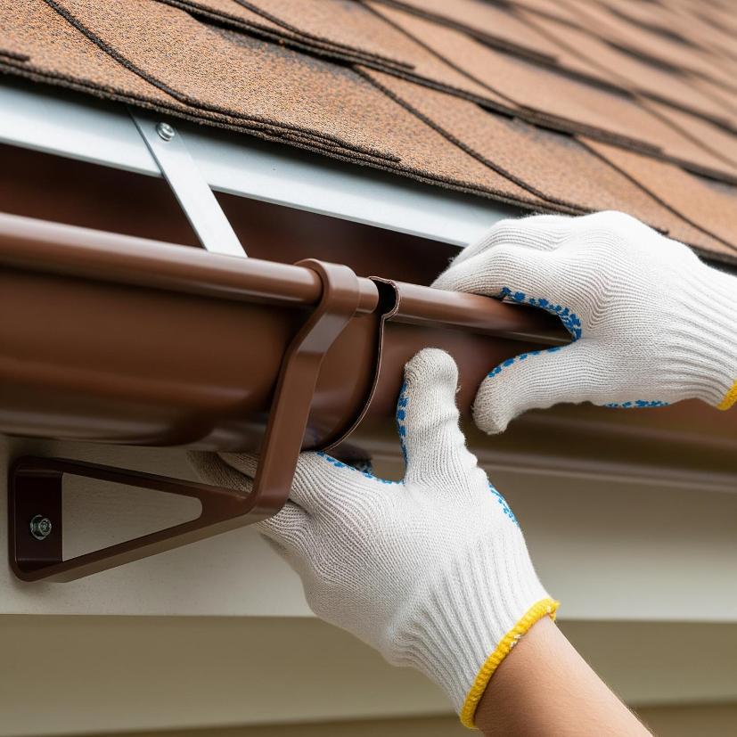 Как установить водостоки на крыше