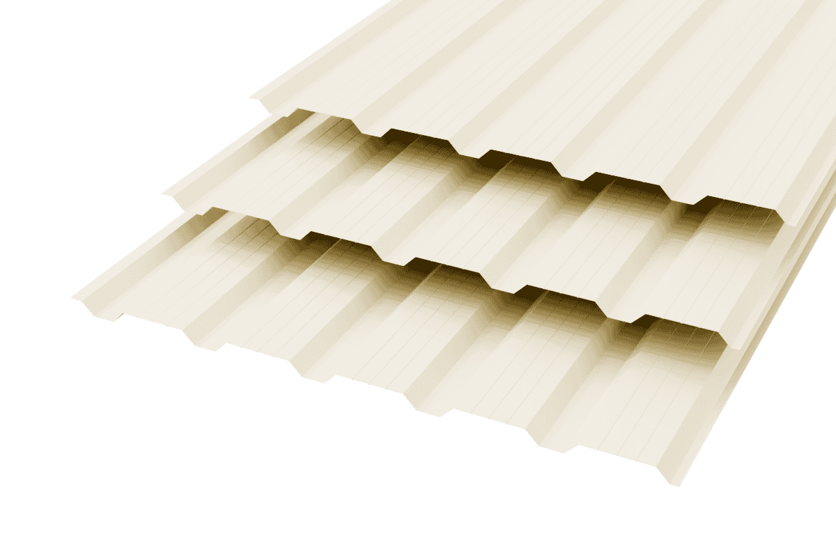 Профлист НС-25 Polyester 0,8 RAL1015 Светлая слоновая кость