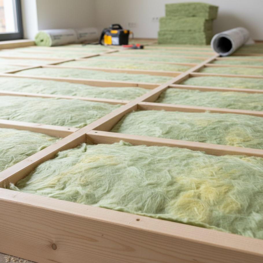 Утепление пола в частном доме