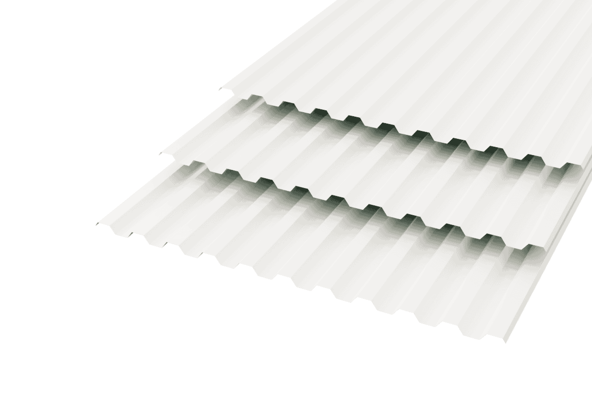 Профлист C-21  Polyester 0,7 RAL 9003 Белый