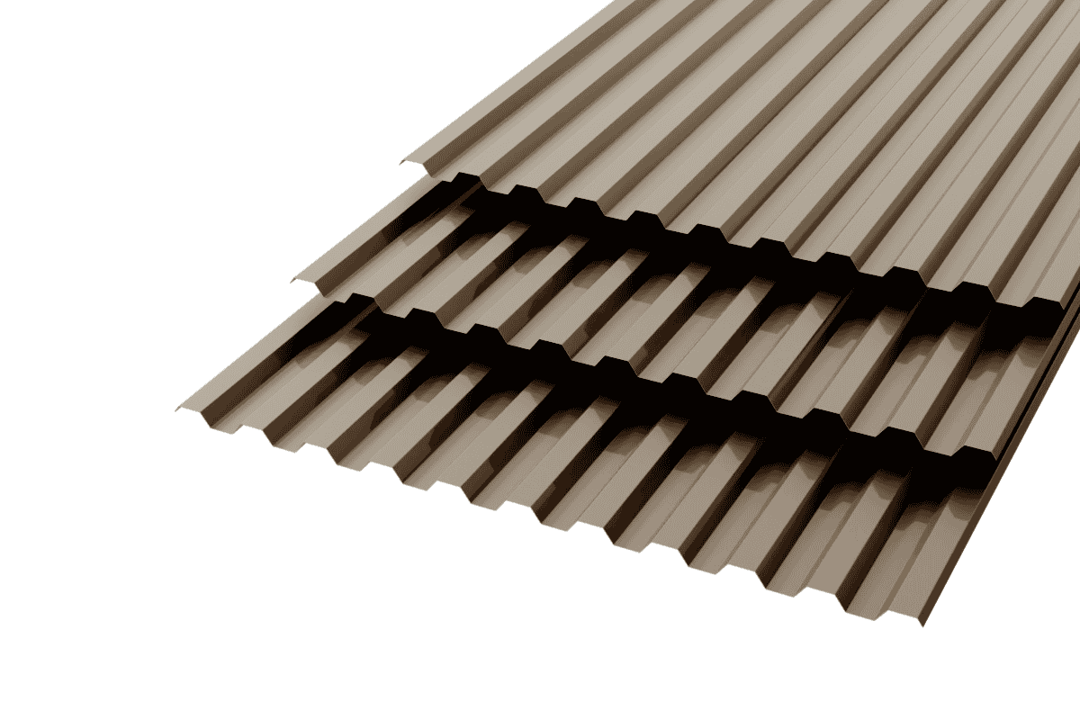 Профлист C-21  Polyester 0,5 RAL 8019 Темный шоколад