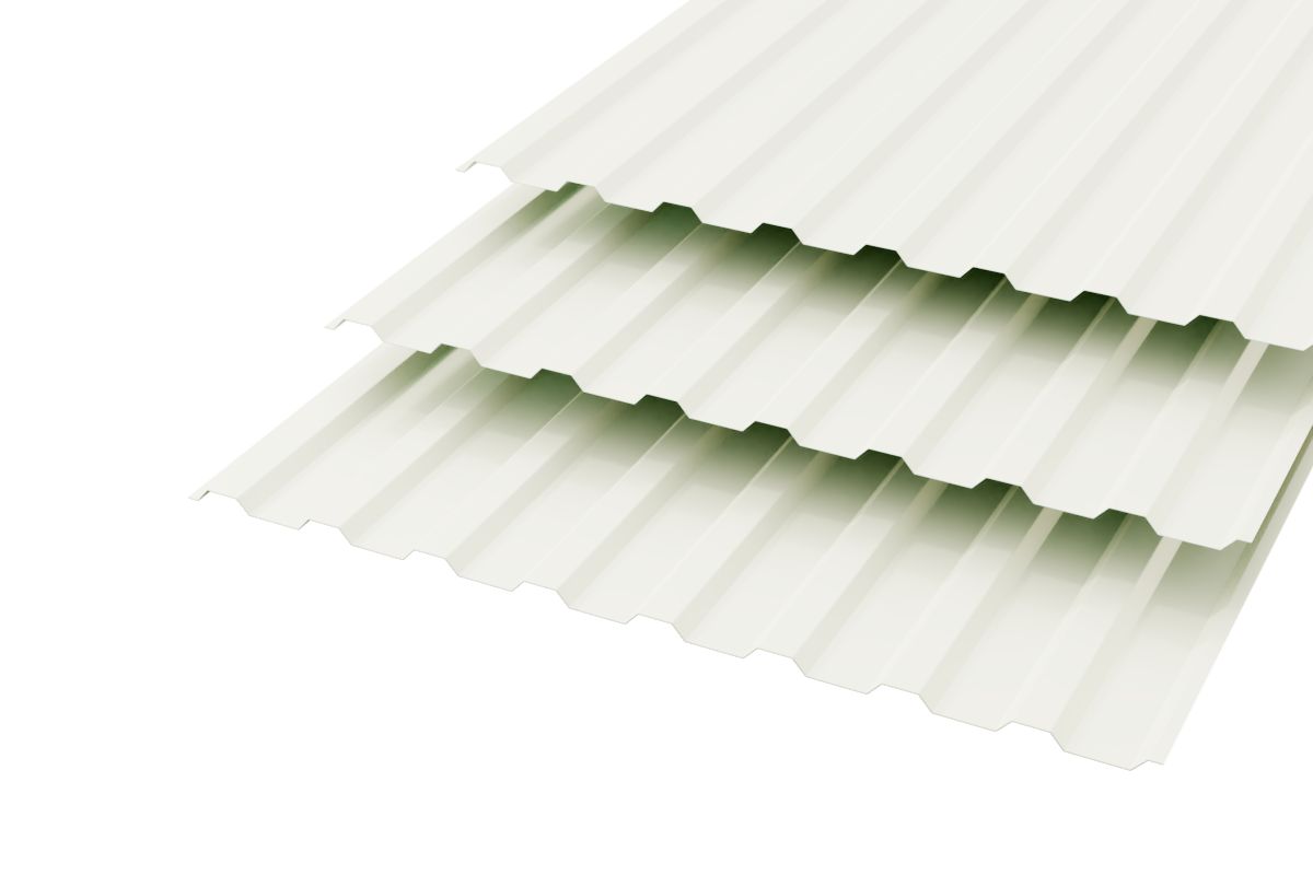 Профлист МП20 Polyester 0,4 RAL 9002 Дымка Сторона В