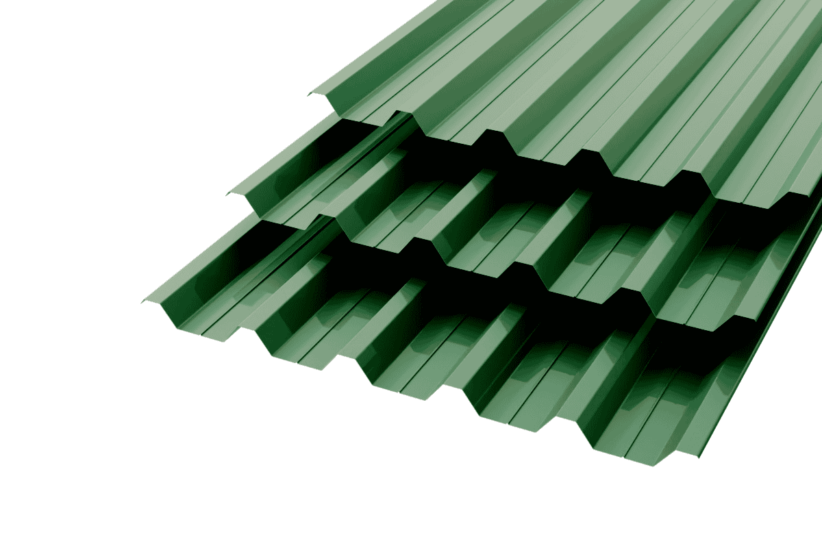 Профлист C-44  Polyester 0,8 RAL 6005 Зеленый мох