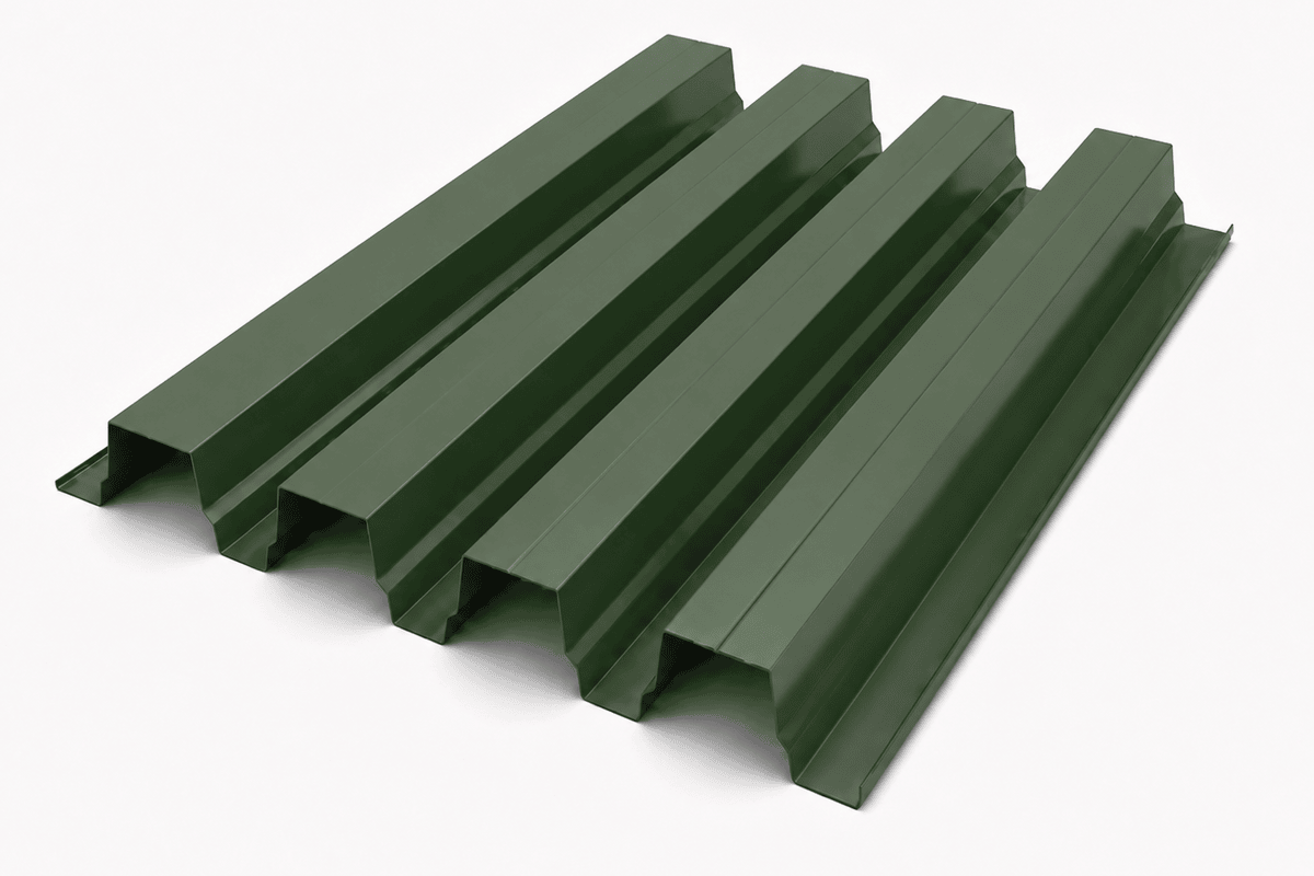 Профлист НС-60 Polyester 0,7 RAL 6005 Зеленый мох