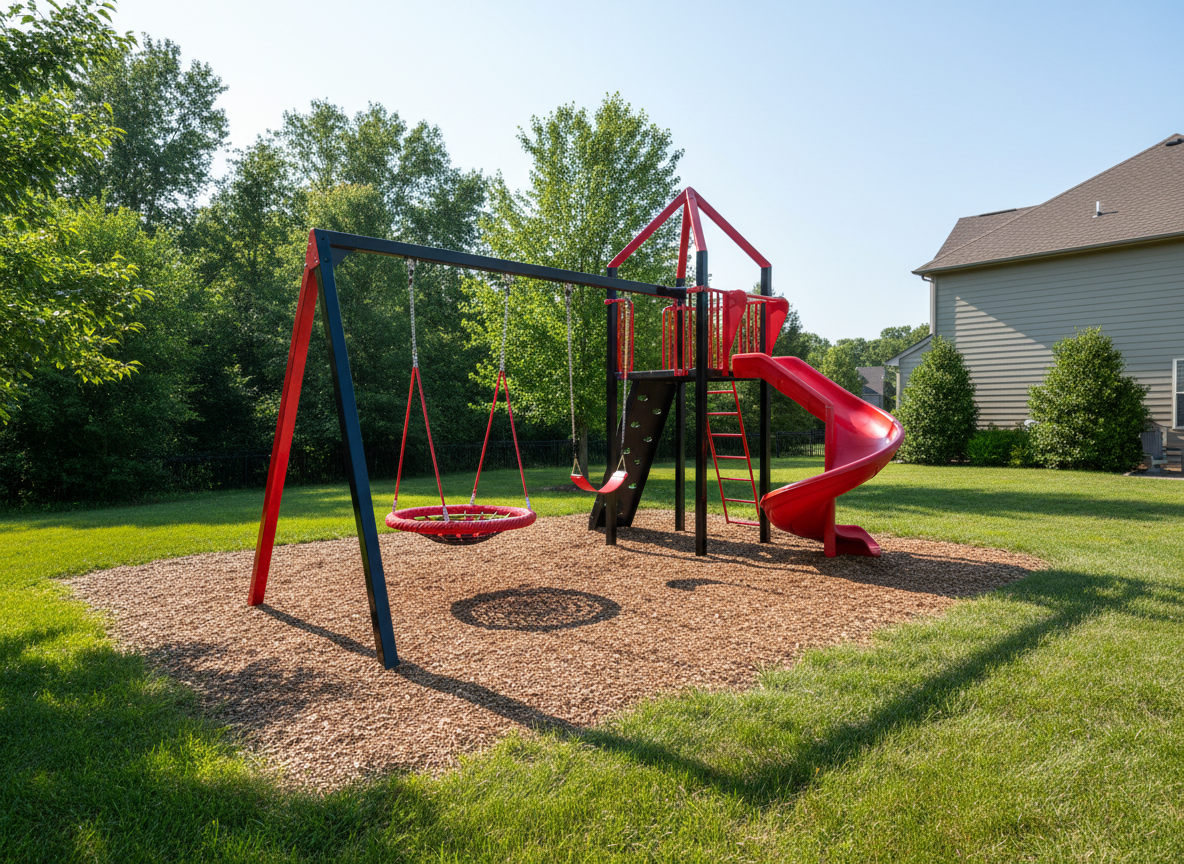 Как самостоятельно построить горку для катания детей из профтрубы и досок