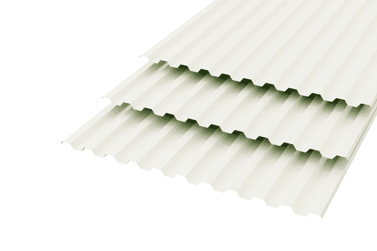 Профлист C-21  Polyester 0,4 RAL 9002 Дымка