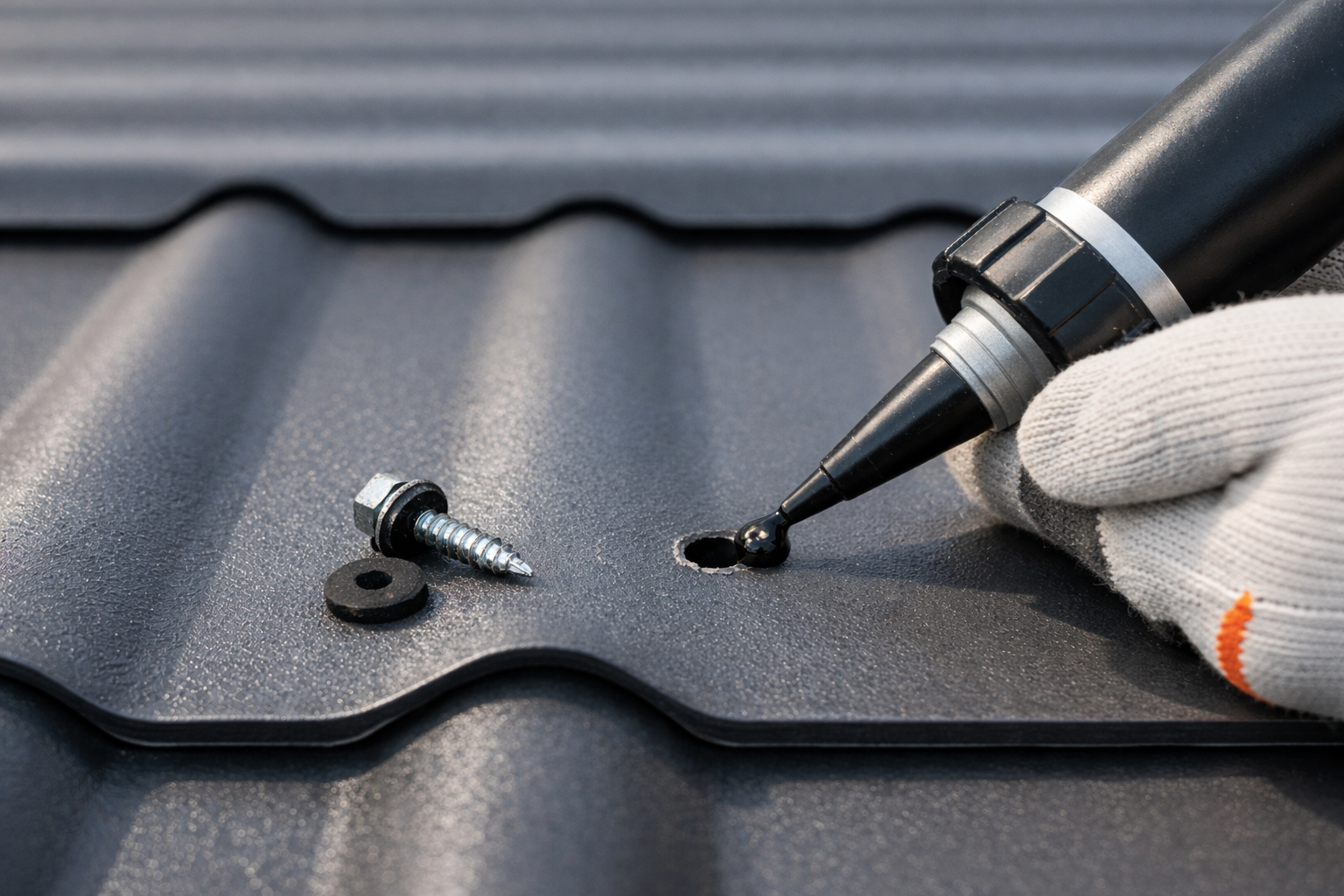 Чем заделать отверстия в кровле от саморезов и гвоздей?