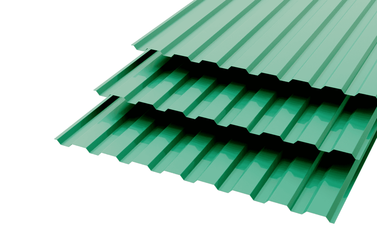 Профлист МП20 Polyester 0,4 RAL 6026 Опал