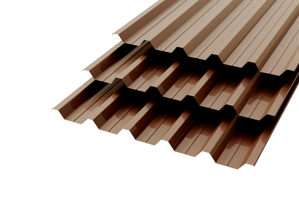 Профлист C-44  Polyester 0,9 RAL 8017 Шоколад