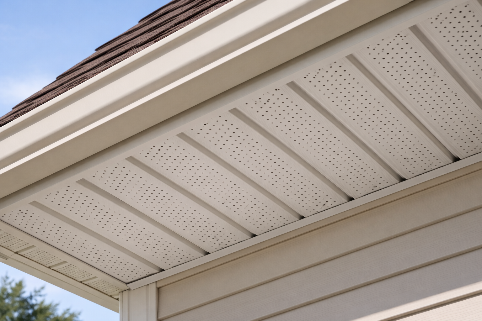 Софиты для кровли: эстетика и защита 