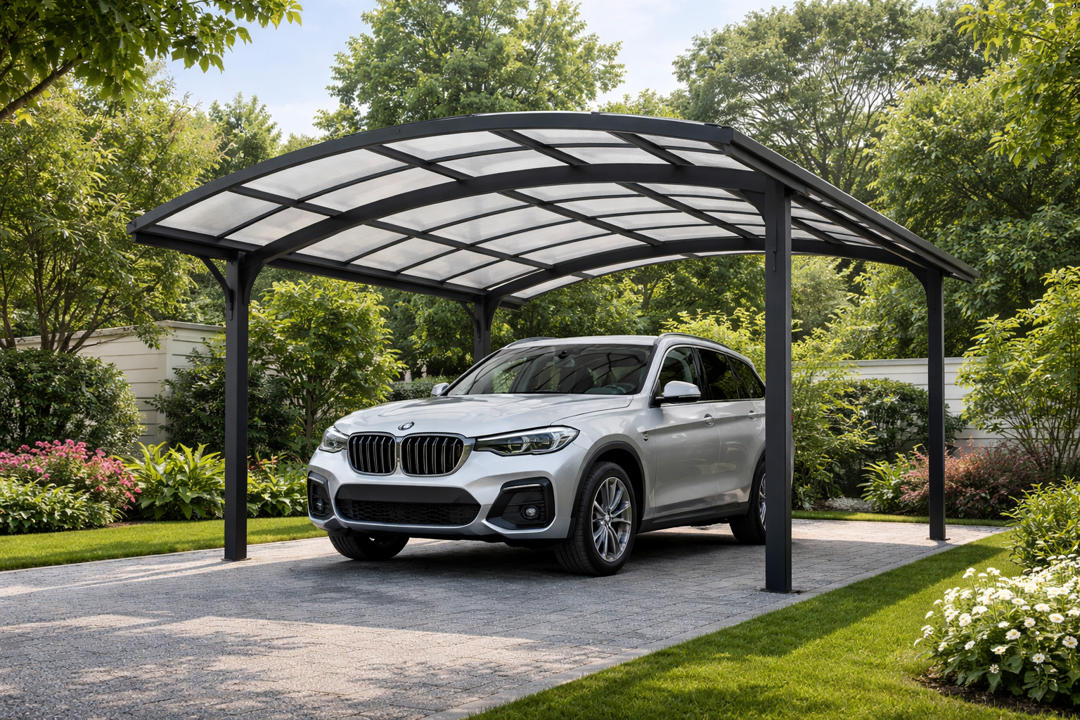 Навес для машины: какой выбрать и как построить