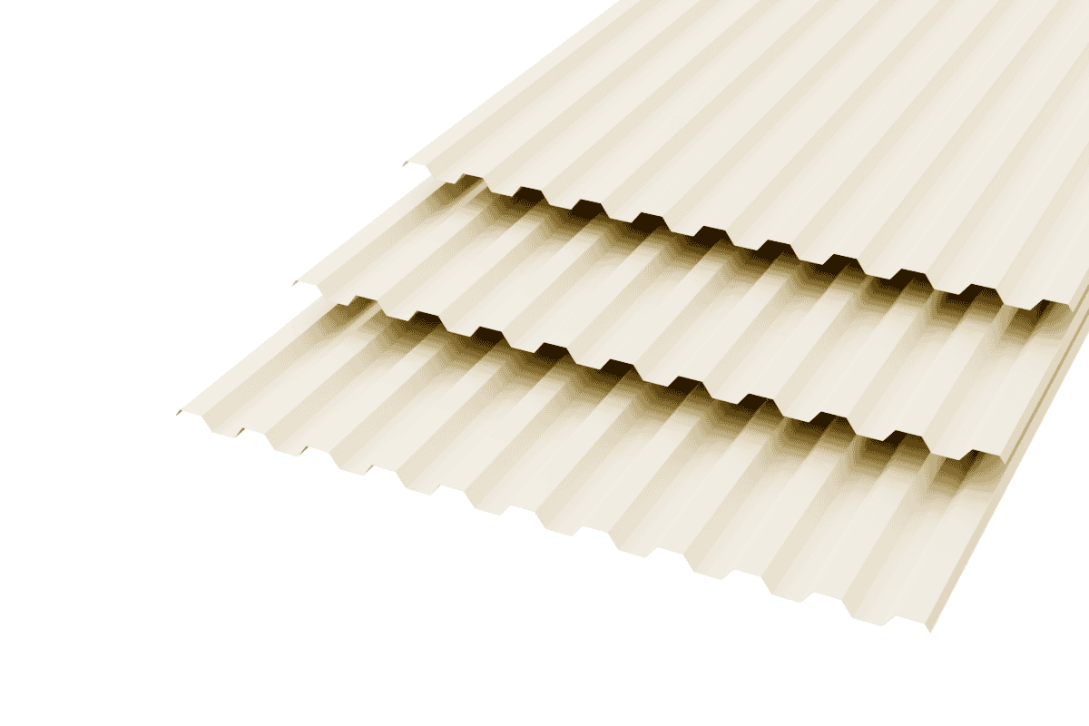 Профлист C-21  Polyester 0,5 RAL 1015 Светлая слоновая кость
