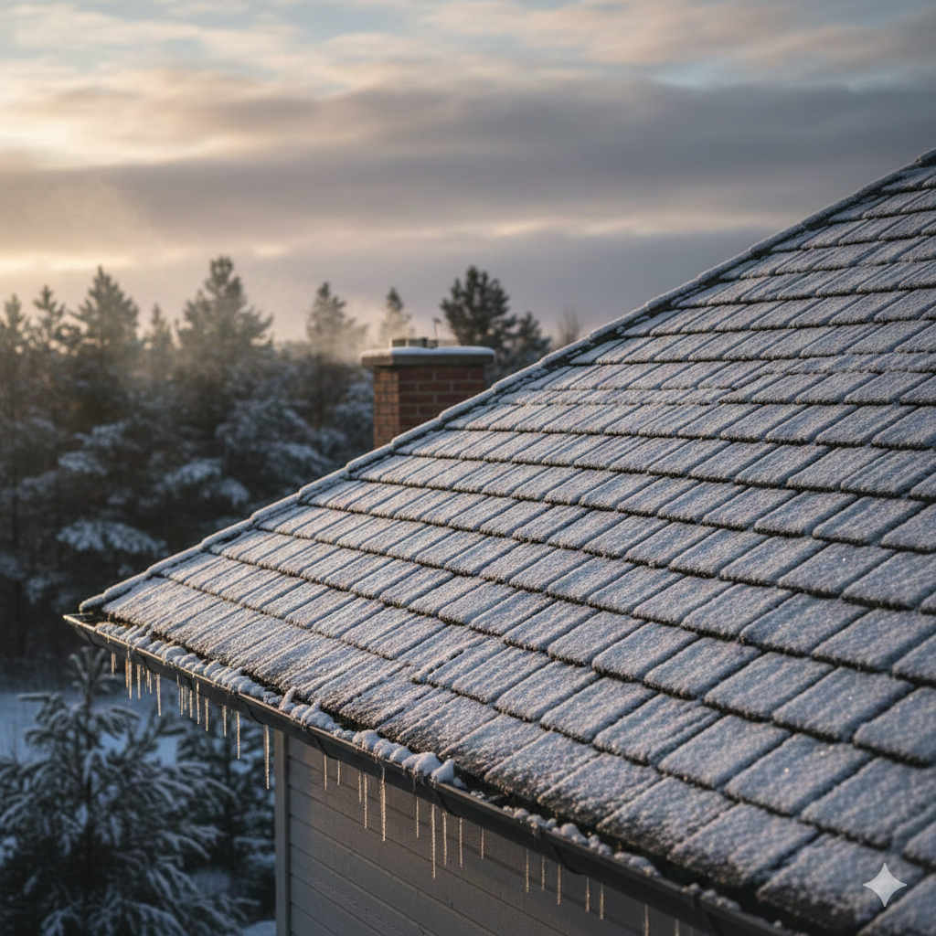 Как бороться с наледью и снегом на крыше