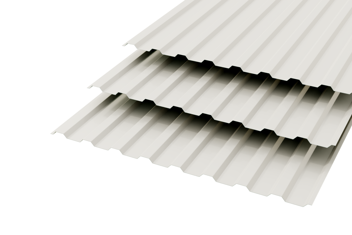 Профлист МП20 Polyester 0,4 RAL 9006 Металлик Сторона В