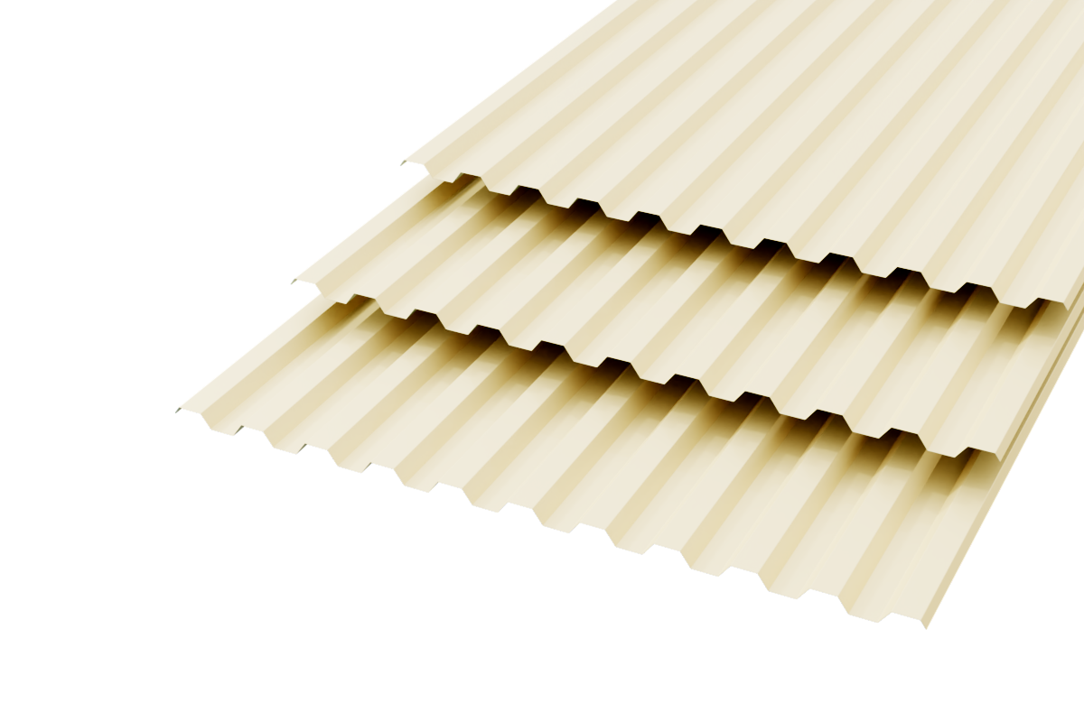 Профлист C-21  Polyester 0,8 RAL 1014 Слоновая кость