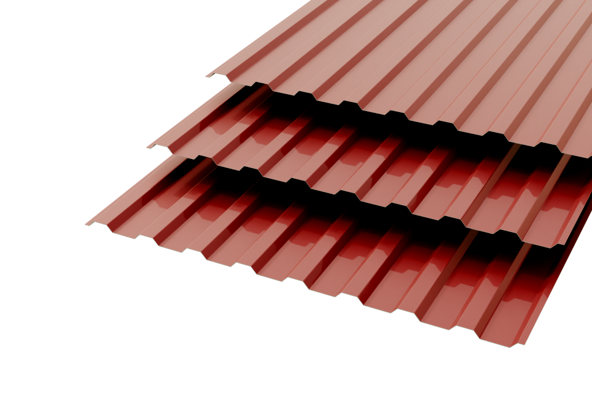 Профлист МП20 Polyester 0,35 RAL 3005 Красное вино Сторона В
