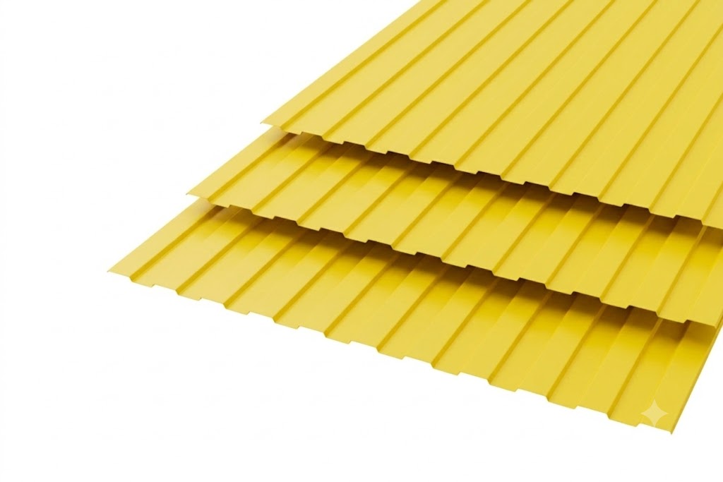 Профлист СС-10 Polyester 0,5 RAL 1018 Желтый 