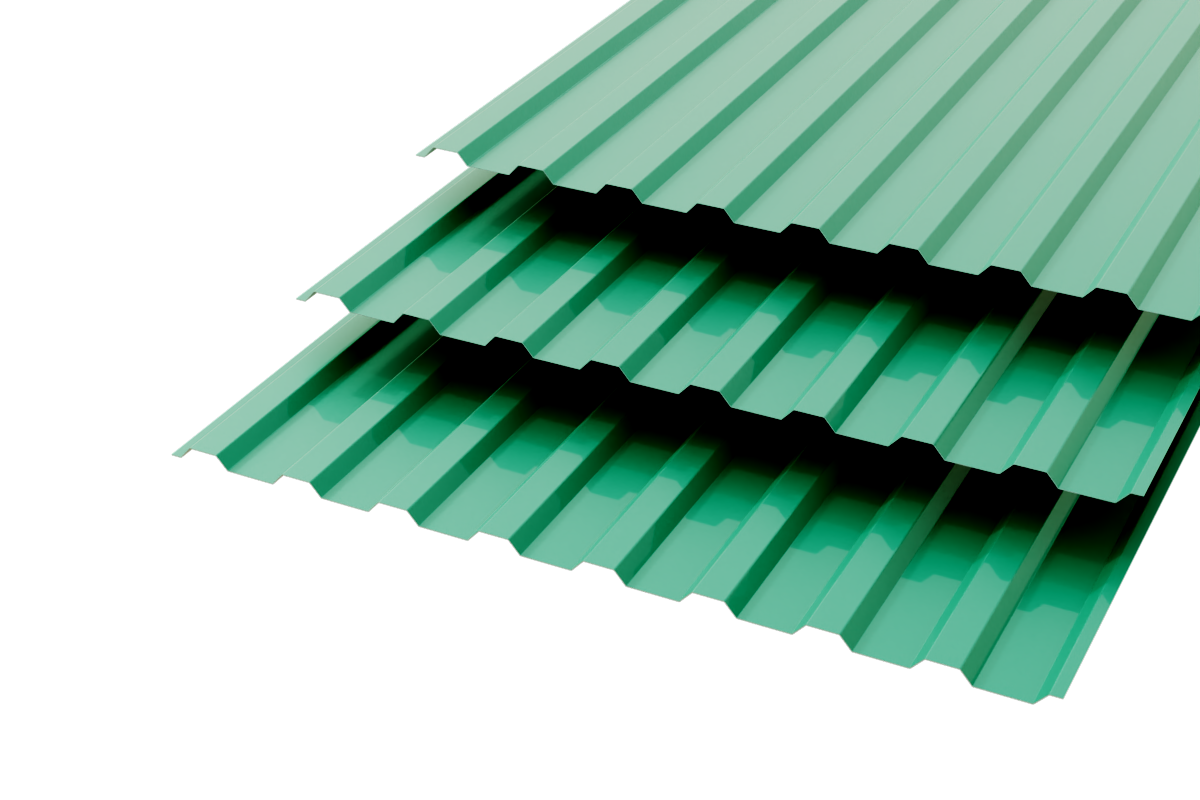 Профлист МП20 Polyester 0,4 RAL 6026 Опал Сторона В