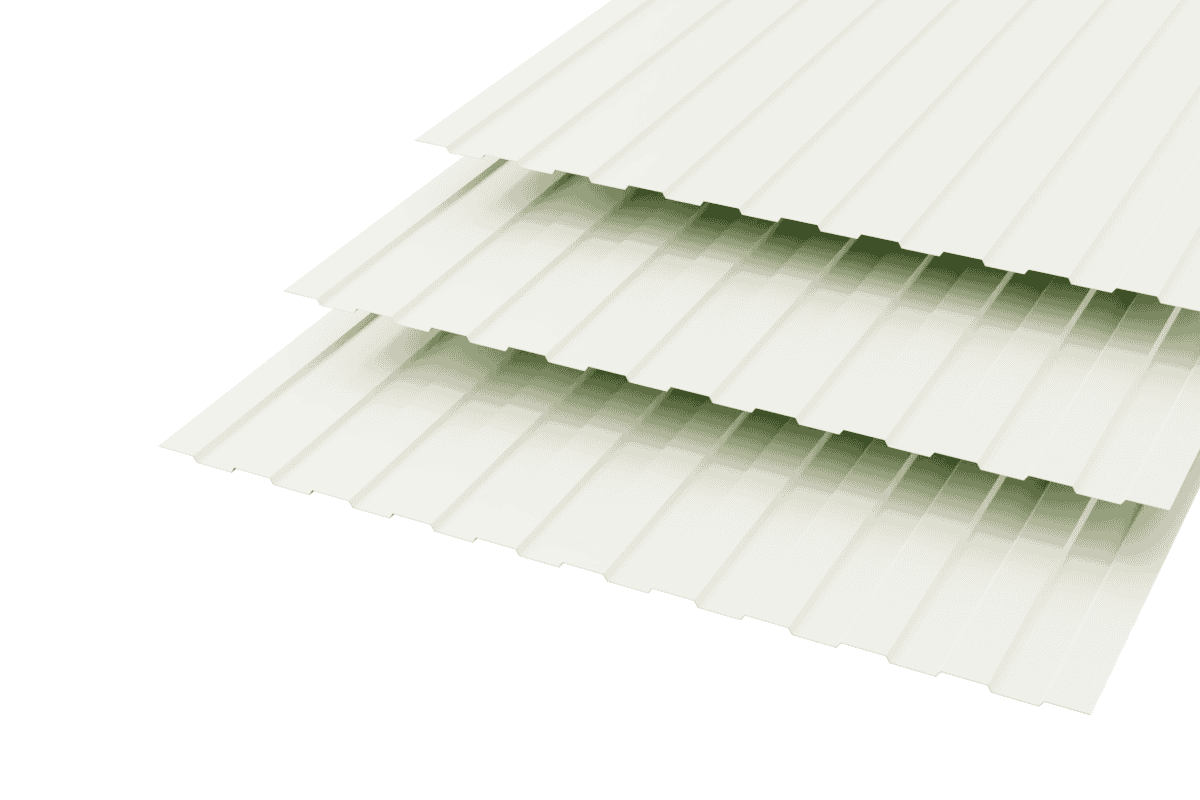 Профлист C-8 Polyester 0,5 RAL 9002 Дымка