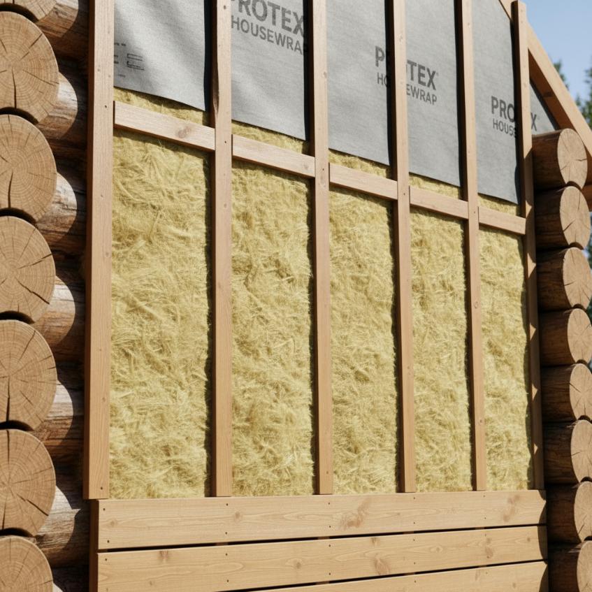 Как утеплить деревянный дом снаружи