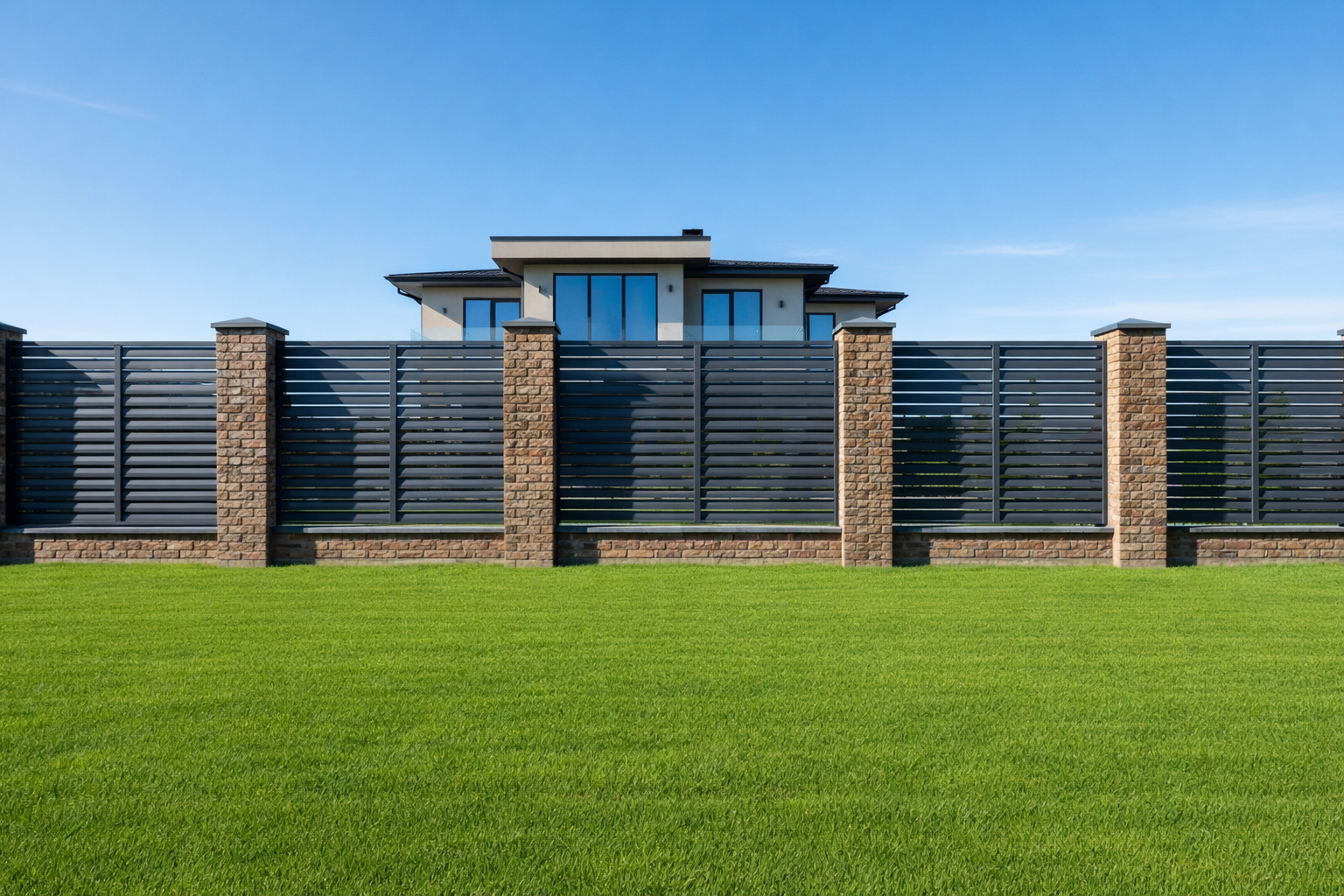 Забор-жалюзи: современно и надежно