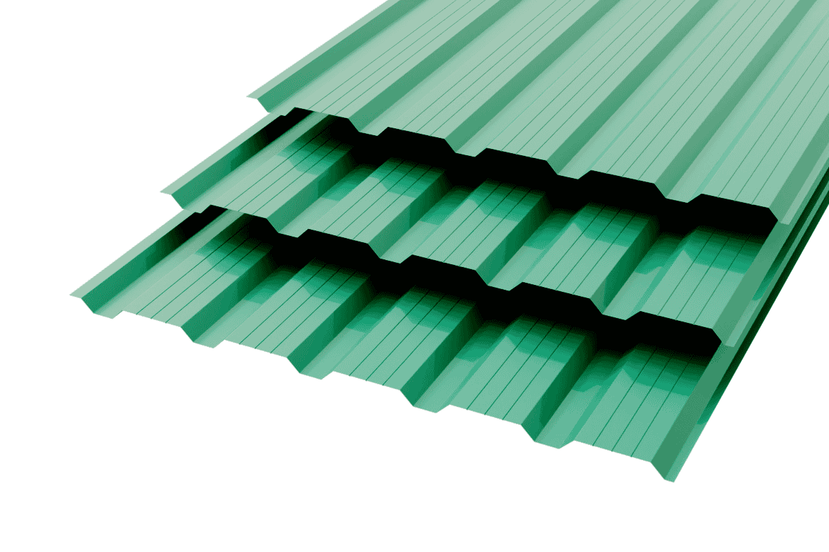 Профлист НС-25 Polyester 0,5 (высокой точности) RAL 6026 Опал
