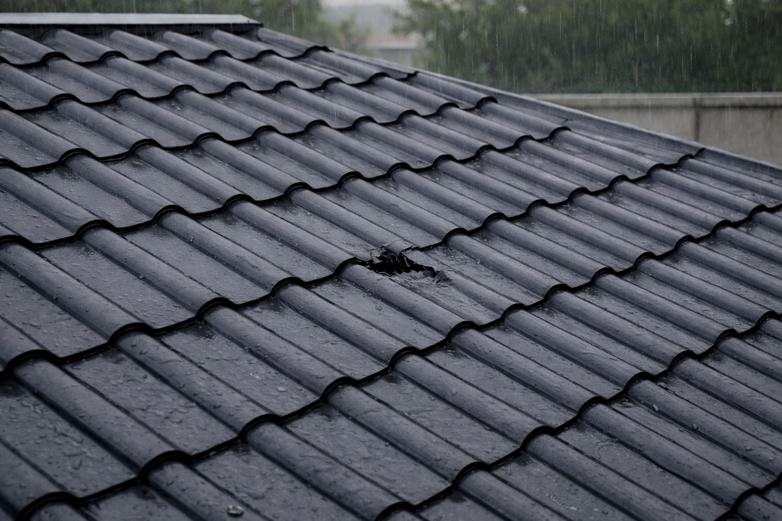 Как починить протечку крыши