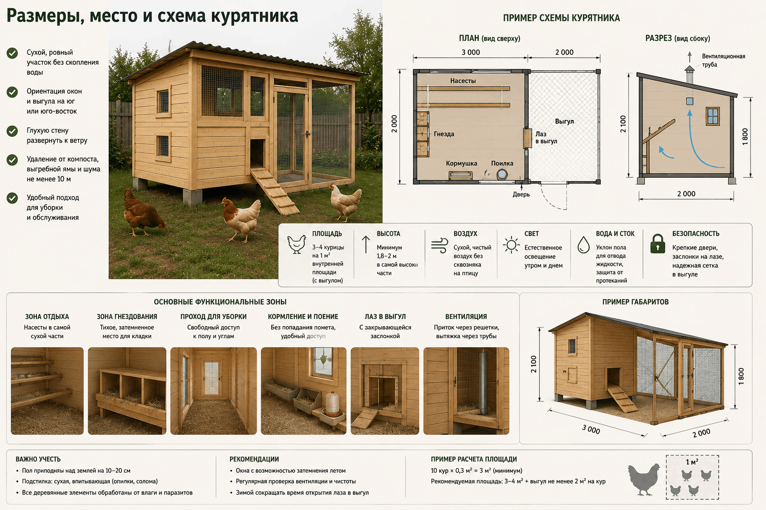Как сделать курятник из профильной трубы и профлиста: каркас, обшивка и вентиляция