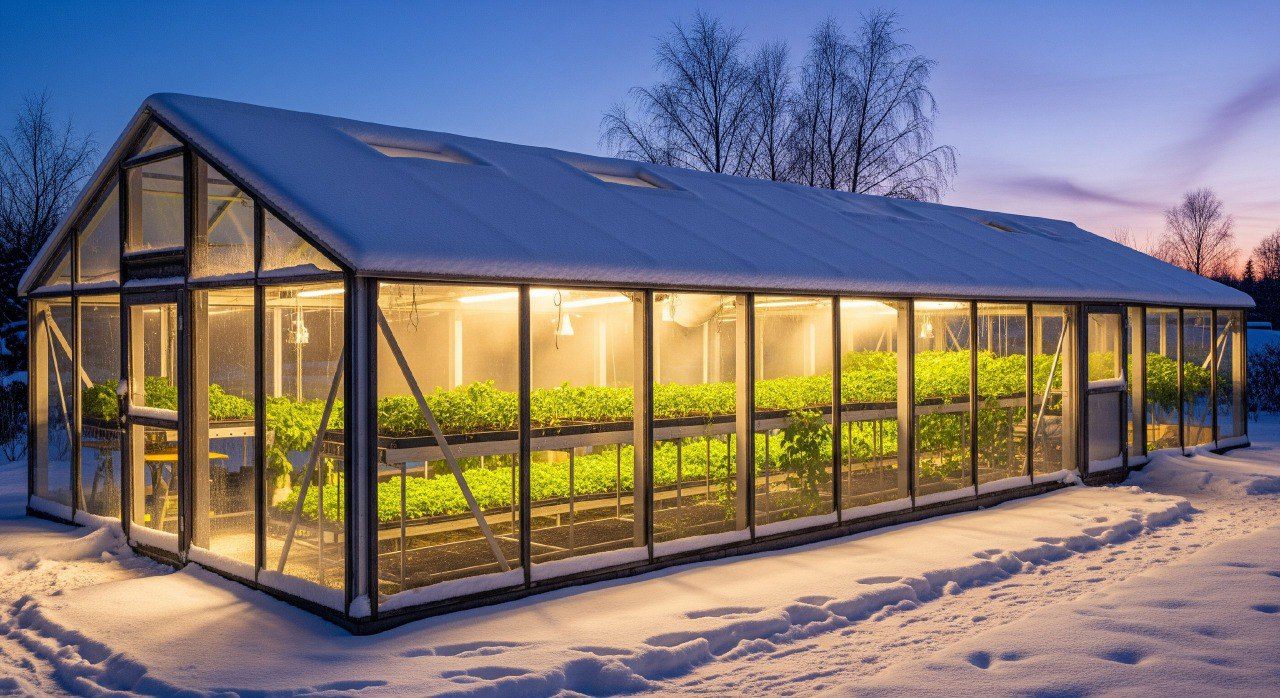 Теплица из поликарбоната зимой: нюансы возведения и ухода