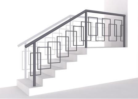 Перила для лестниц из металла