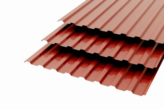 Профлист МП20 Polyester 0,35 RAL 3009 Коррида Сторона В смотреть фото