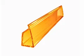 Торцевой профиль оранжевый 4мм Royalplast