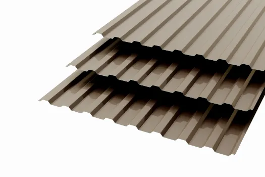 Профлист МП20 Polyester 0,4 RAL 8019 Темный шоколад Сторона В смотреть фото