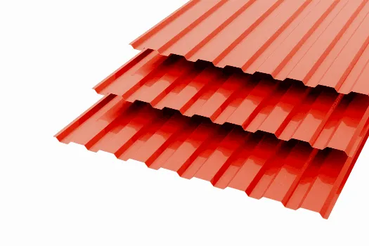Профлист МП20 Polyester 0,7 RAL 3020 Транспортно-красный Сторона А смотреть фото