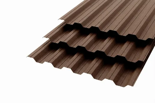 Профлист НС-35  Polyester 0,5 RAL 8017 Шоколад Текстурированный смотреть фото